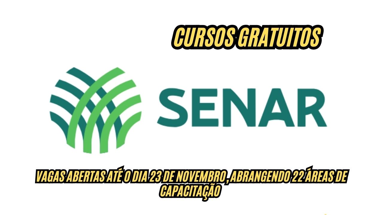 Se você é produtor rural ou trabalha na área agrícola, essa notícia é pra você! O Senar anuncia cursos gratuitos de qualificação para produtores rurais; Veja como garantir sua vaga