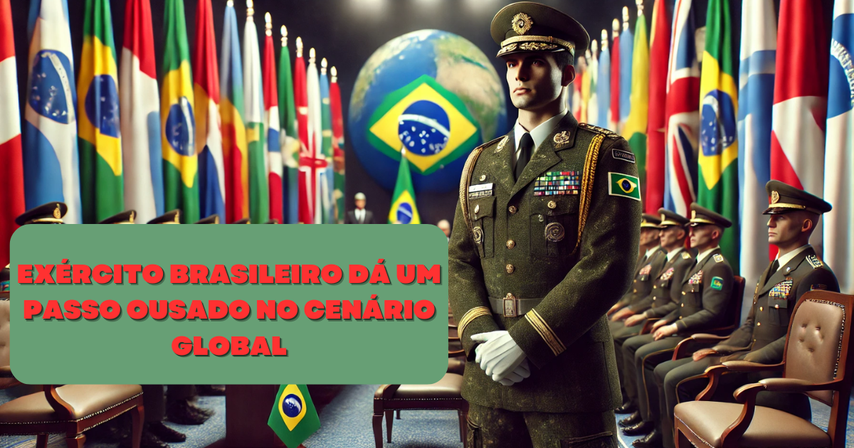 O Exército Brasileiro lança plano ambicioso de cooperação internacional para expandir presença global e fortalecer segurança do Brasil. (Imagem: Reprodução/Canva)