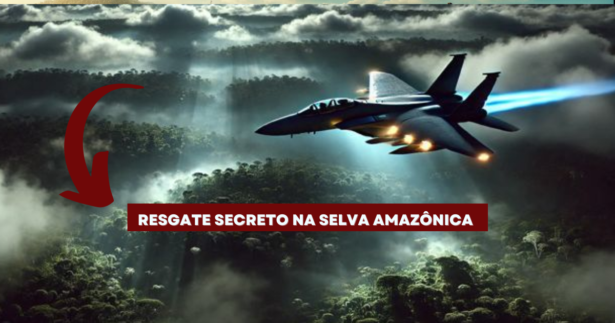 Em 2003, a FAB resgatou 71 reféns do Sendero Luminoso em operação secreta na Amazônia, usando alta tecnologia e apoio do governo peruano. (Imagem: Reprodução/Canva)