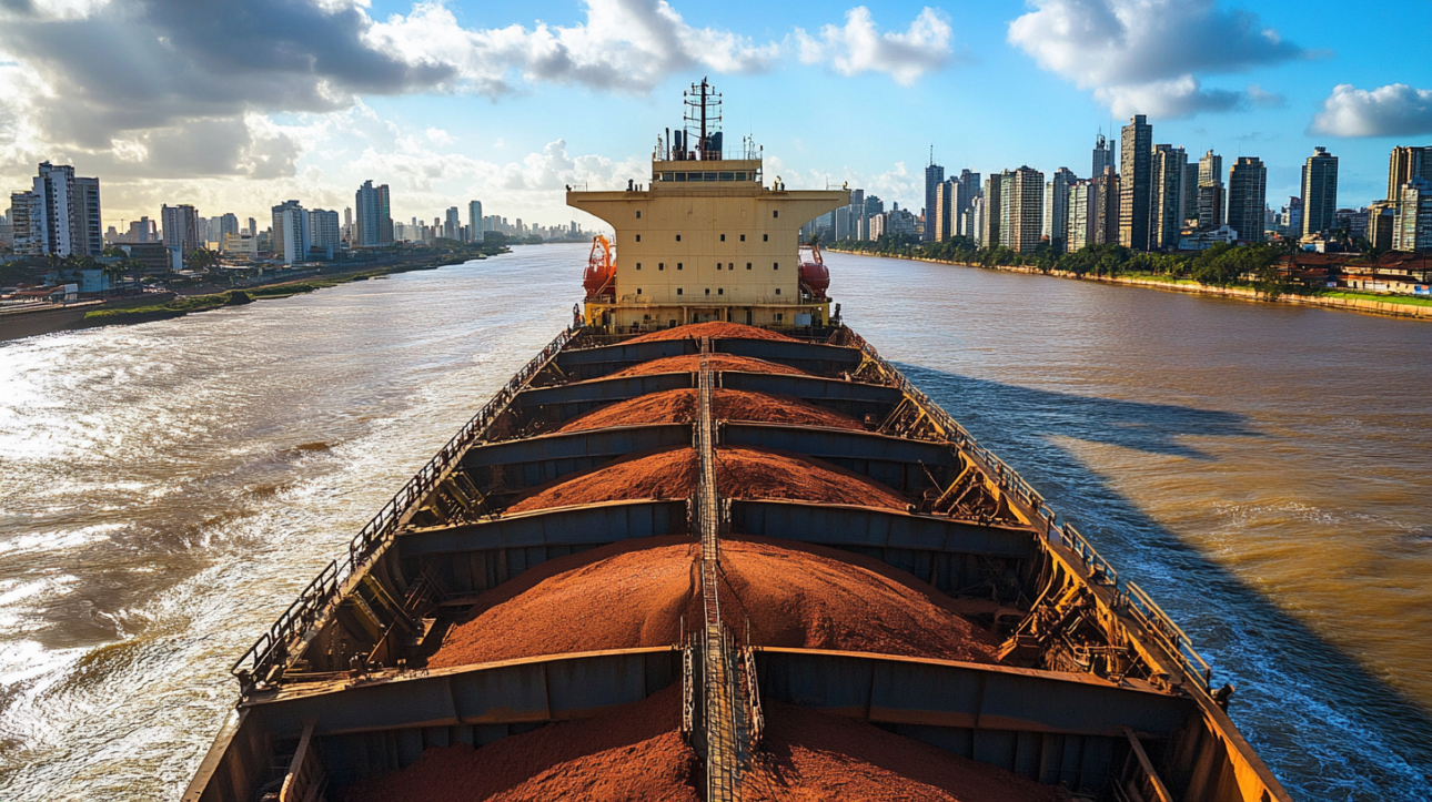indústria naval - transporte de minérios - embarcações