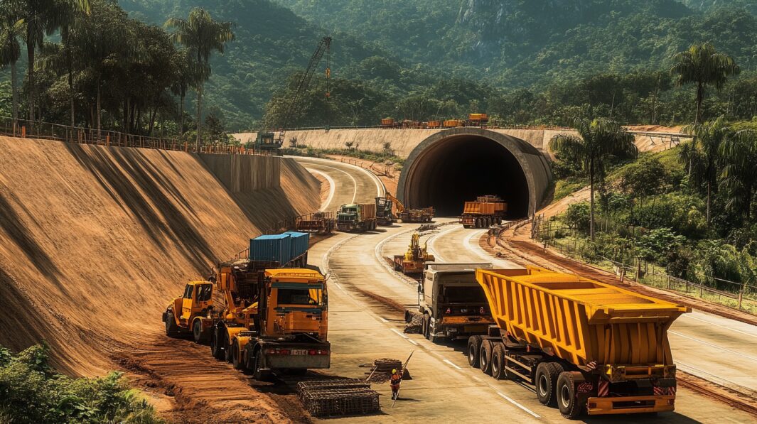 Governo de MS lança túnel para hexatrens de eucalipto em projeto bilionário. Logística e sustentabilidade no setor de celulose.