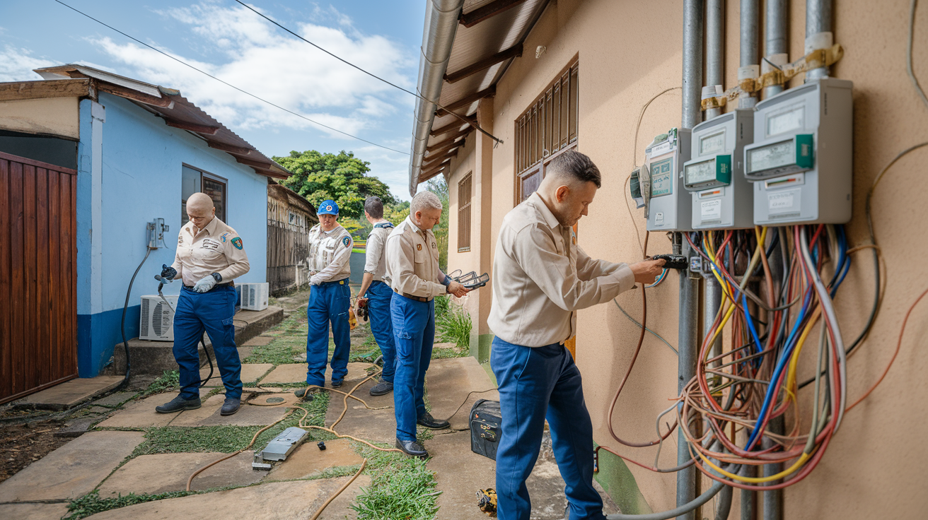 Eletricista é condenado por driblar medidores e furtar energia em Paraíso do Tocantins. Justiça expõe esquema e aplica penas alternativas. (Imagem/ ilustração IA)