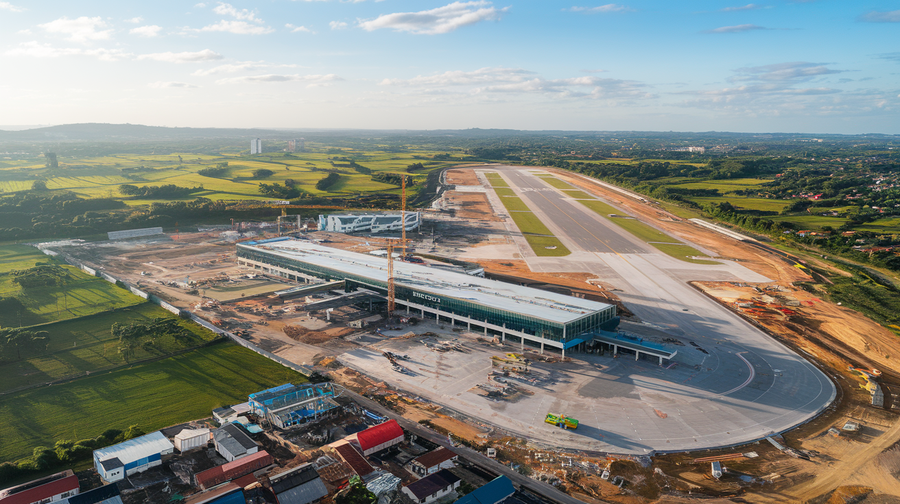 São Paulo anuncia novo aeroporto em Itapetininga. Investimento de até R$ 30 milhões promete impulsionar a economia do sudoeste paulista! (Imagem: ilustração Ideogram)