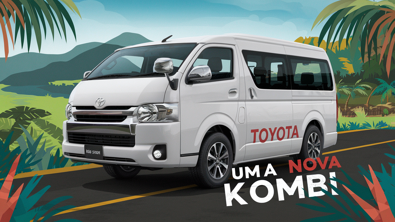 Toyota Hiace chega ao Brasil com capacidade para 14 pessoas, tecnologia de ponta e segurança. Será a substituta da Kombi?