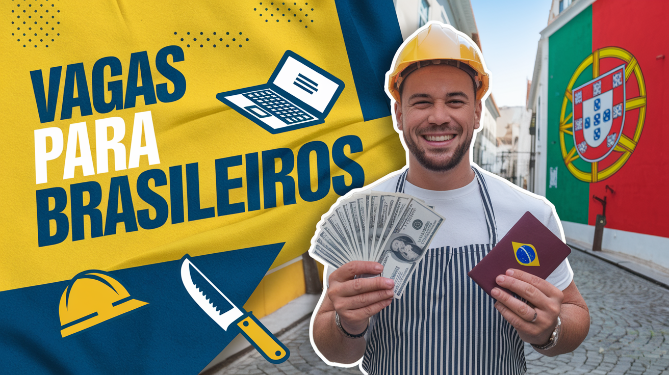 Descubra como trabalhar em Portugal! Vagas abertas para brasileiros em áreas como saúde, tecnologia e construção. Salários em euros!