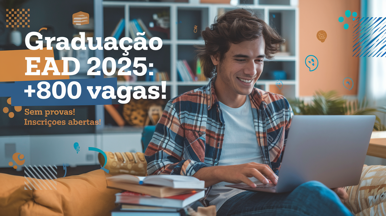 Universidade UVA abre 840 vagas para graduação EAD sem provas. Inscrições abertas! Confira os cursos e como garantir sua vaga.