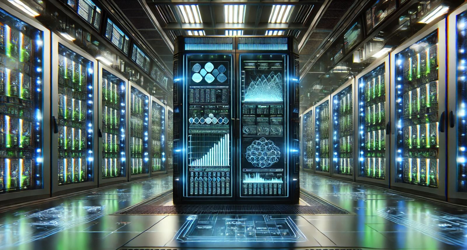 O supercomputador militar chinês Tianhe redefine eficiência energética e lidera o ranking Green Graph500 com tecnologias inovadoras. (Imagem: Reprodução/Canva)