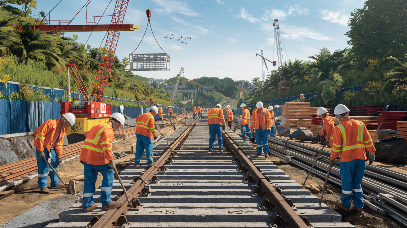 Novo projeto ferroviário pode criar 68 mil empregos e transformar o turismo no Rio. Conheça os detalhes e desafios da Estrada de Ferro 118. (Imagem: ilustração/ IA)