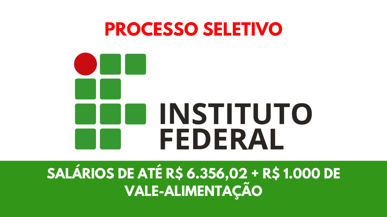 Instituto Federal abre processo seletivo com vaga de emprego para Professor substituto na área de Informática.