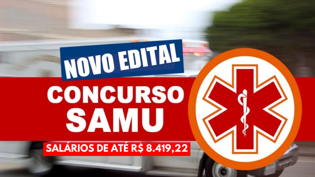 Concurso público do SAMU-MG oferece 118 vagas de emprego na área da saúde, com salários atrativos para diversos cargos; inscrições abertas em janeiro.