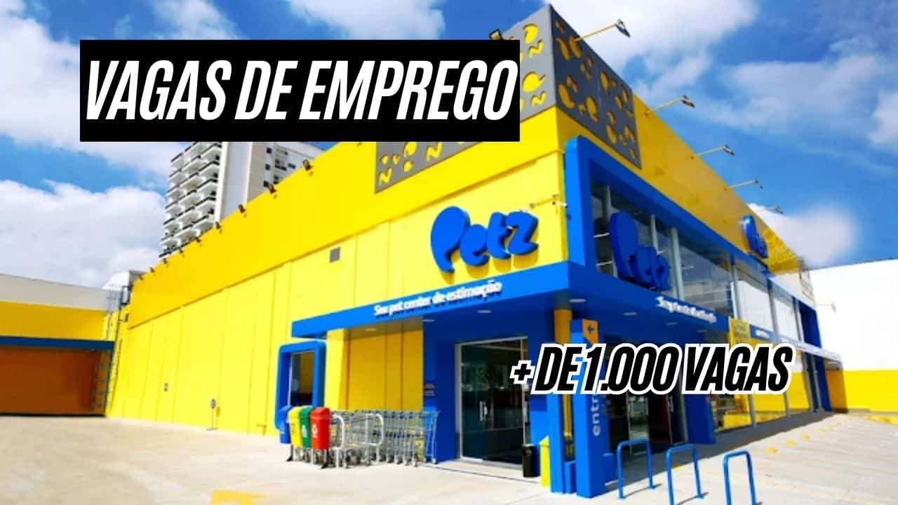 Já pensou em trabalhar meio período? A PETZ está com mais de MIL vagas abertas HOME OFFICE, Híbridas e PRESENCIAIS! Oportunidades para atendimento ao cliente, ajudante geral, assistente, representante e mais! Veja como participar do processo seletivo