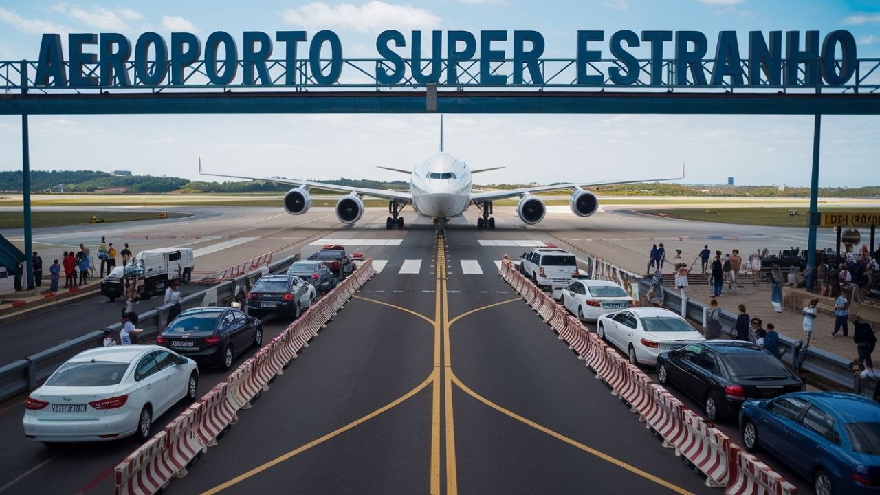 Descubra o aeroporto MAIS estranho do mundo: 15 momentos diários em que aviões e carros dividiam a pista