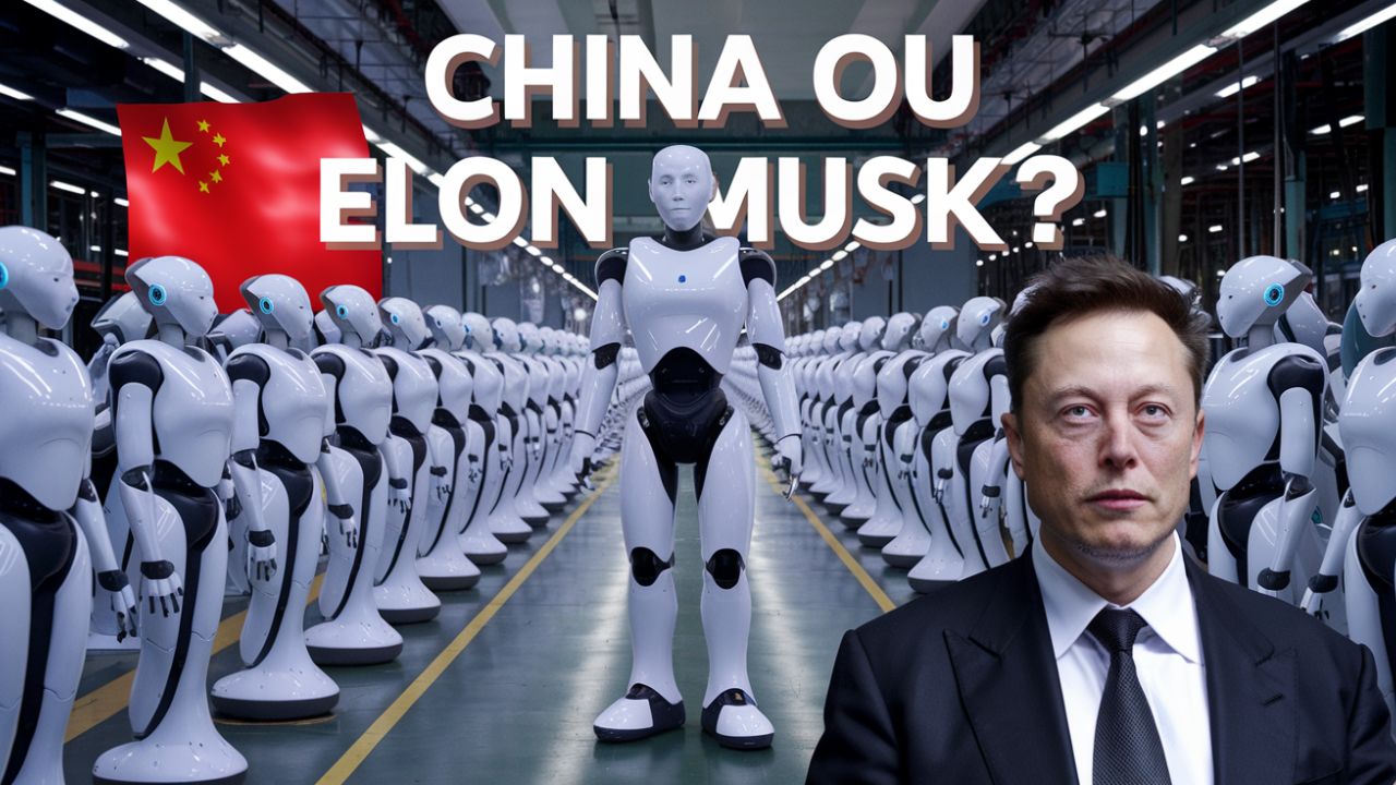 Optimus de Elon Musk enfrenta concorrência direta: China lança 1.000 robôs humanóides prontos para o mercado