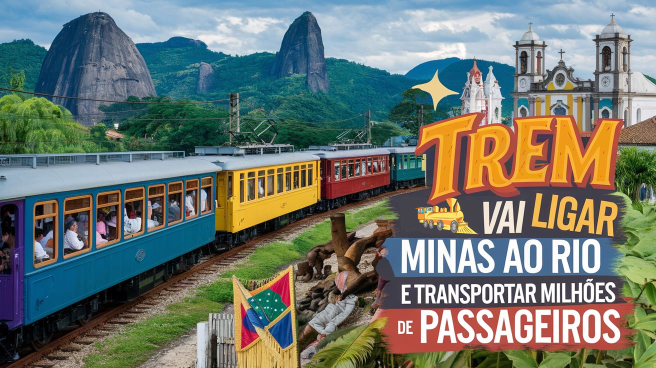 Trem turístico vai conectar Minas Gerais ao Rio de Janeiro em 2025, trazendo lazer, cultura e desenvolvimento. Confira os detalhes!