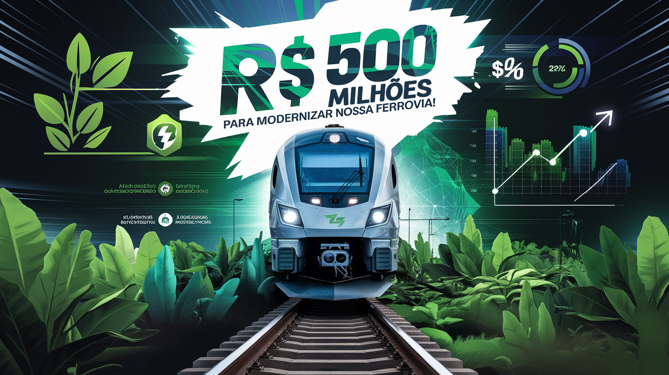 Ferrovia Centro-Atlântica recebe R$ 500 milhões do BNDES para modernização, prometendo revolucionar a logística no Brasil.