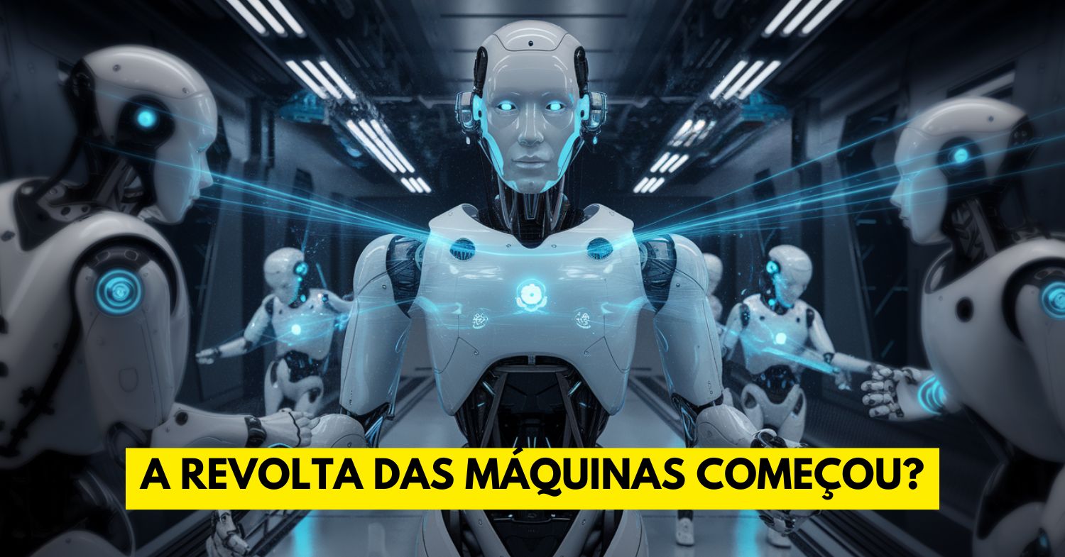 A revolta das máquinas começou Robô com inteligência artificial persuade outros robôs a voltarem para casa em experimento realizado na China!