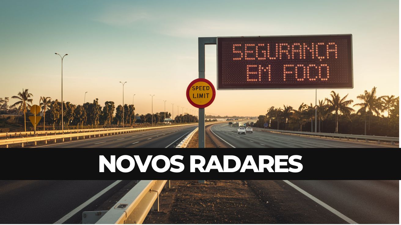 Novos radares entram em operação no interior de SP. Descubra onde estão e como impactam a segurança das rodovias.