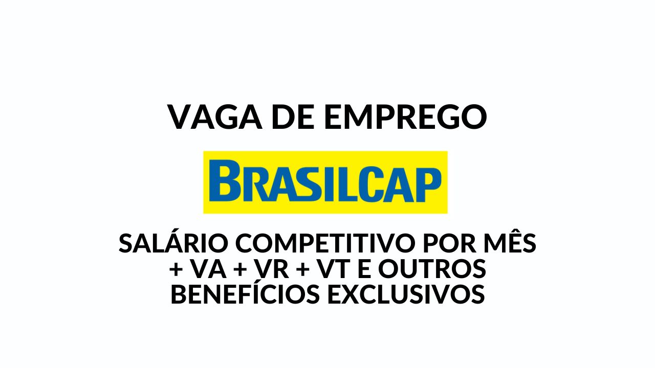 Brasilcap contrata Assistente de Operações e Suporte de T.I Pleno no RJ com salário de R$ 3.000,00 a R$ 4.000,00 e diversos benefícios!