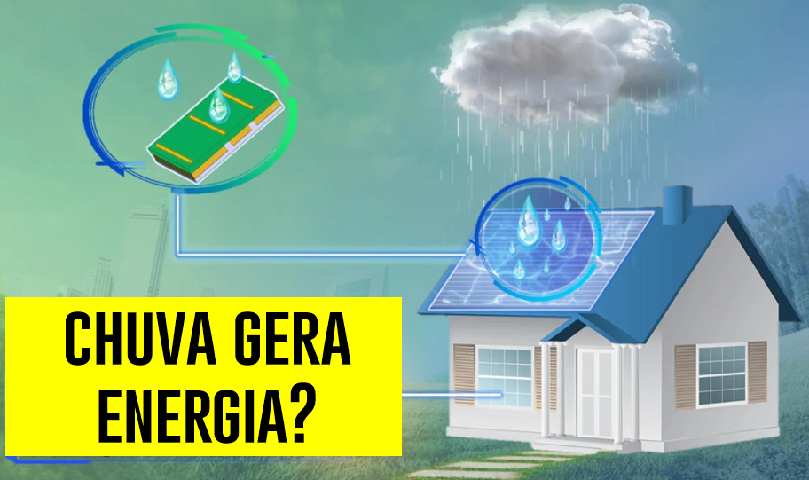 energia com a água da chuva