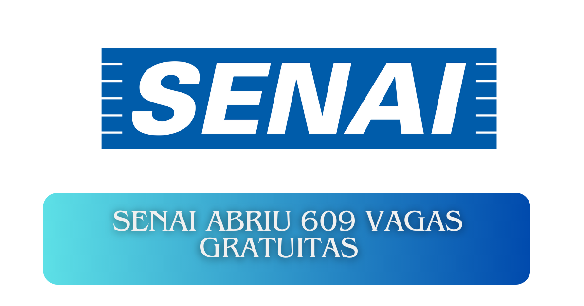 Senai Bahia oferece 609 vagas gratuitas em cursos de formação profissional em 13 cidades. Inscrições abertas até 31 de janeiro de 2025! (Imagem: Reprodução/Canva)