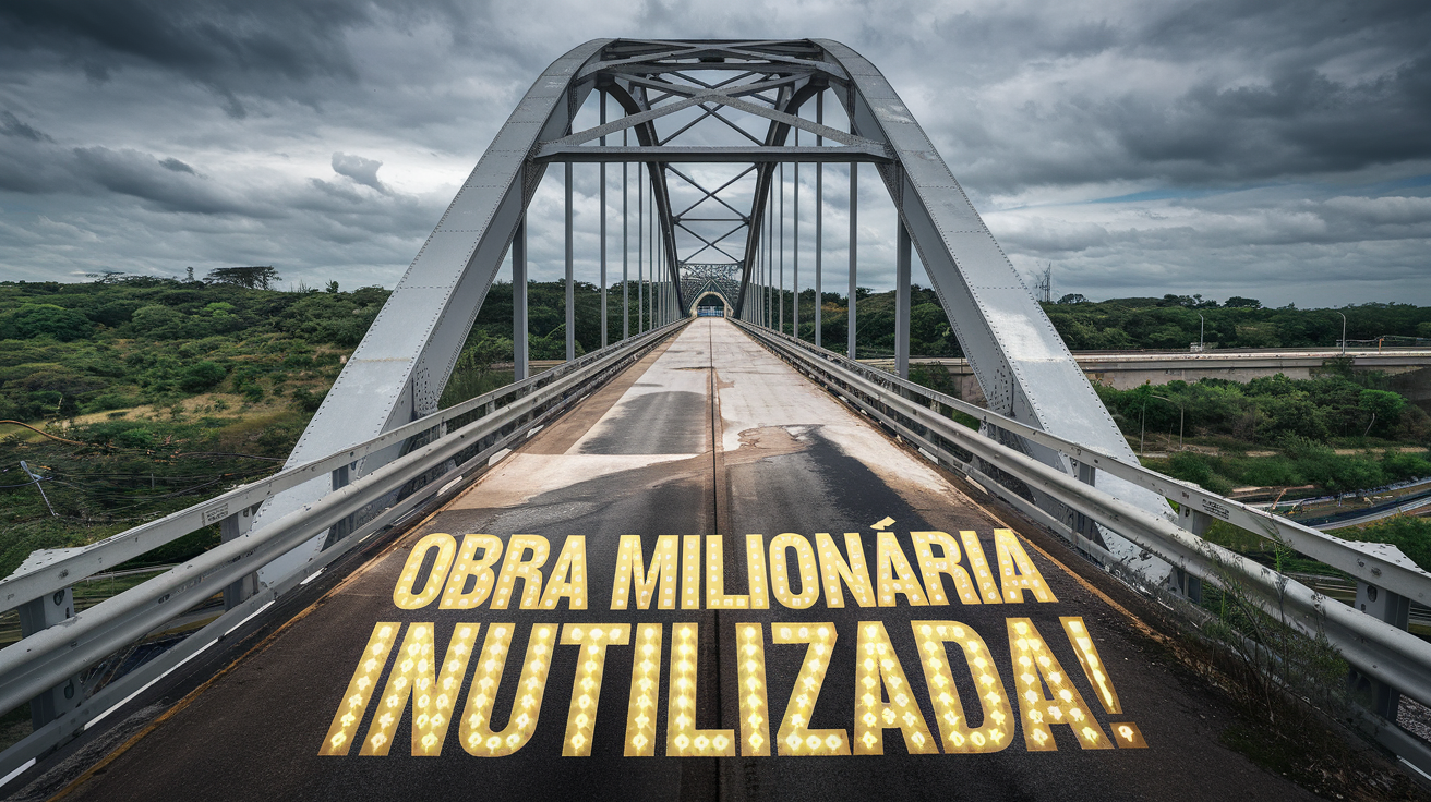 Obra milionária inutilizada! Ponte de 1.727 metros na BR-153, que custou R$ 233 milhões, está pronta, mas sem acessos, tornando-se símbolo do desperdício público no Brasil