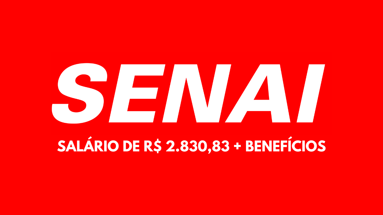 SENAI oferece vaga de emprego para Assistente de Criação em Criciúma, com benefícios como plano de saúde e previdência privada.