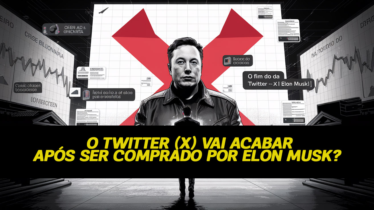 Elon Musk revela crise no X: "Mal estamos conseguindo nos sustentar." Futuro da rede social está em xeque com dívidas bilionárias.