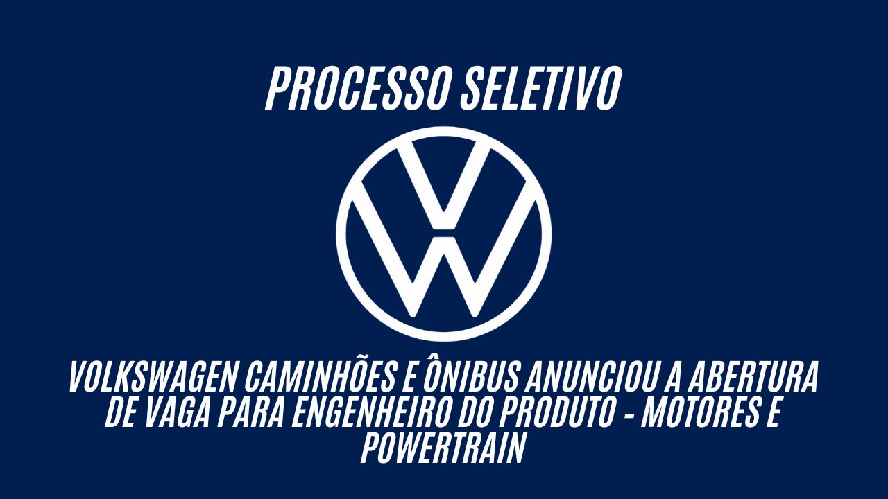 Que tal trabalhar na Volkswagen Caminhões e Ônibus? Se você é da área automotiva e está em busca de novas oportunidades, essa vaga de emprego é para você! Envie seu currículo agora