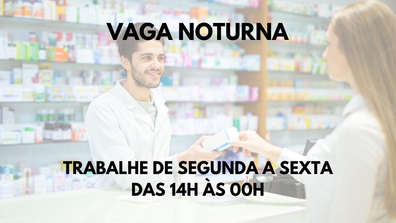 Está procurando uma oportunidade? O Essentia Group possui uma nova vaga de emprego noturna no cargo de Farmacêutico!