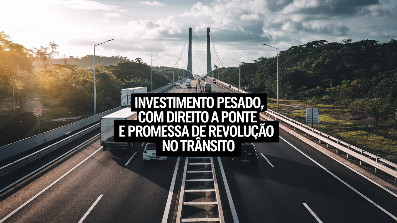 Obras bilionárias nas BRs 317 e 364 prometem revolucionar o trânsito no Acre, com novas tecnologias e a icônica ponte do Rio Caeté.