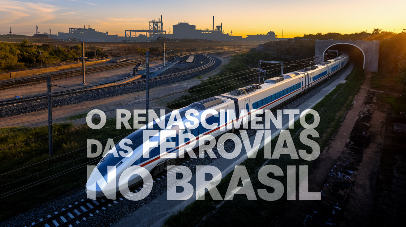 Brasil aposta R$ 100 bilhões para revitalizar ferrovias. Projeto ambicioso pode revolucionar transporte e economia nacional.