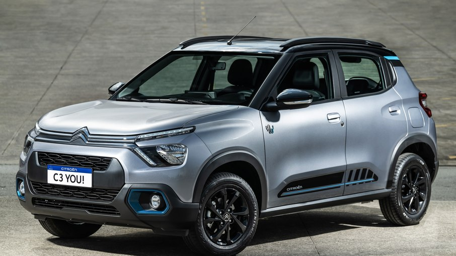 Citroën C3 You 2025 desafia Mobi, Kwid e Onix como carro turbo automático mais barato do Brasil, com estilo e economia surpreendentes. (Imagem/ divulgação)