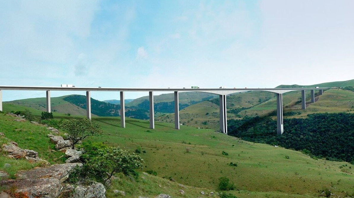 A Ponte Mtentu será construída usando pilares gigantescos de concreto ancorados no solo firme do vale do Rio Mtentu, permitindo que a estrutura fique a 223 metros de altura. Além disso, será utilizada a técnica de lançamento incremental, onde partes da ponte são construídas e empurradas para frente até que toda a travessia esteja completa, garantindo estabilidade e segurança nessa altitude extrema.