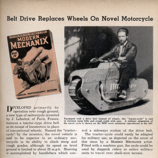 motocicleta, trator