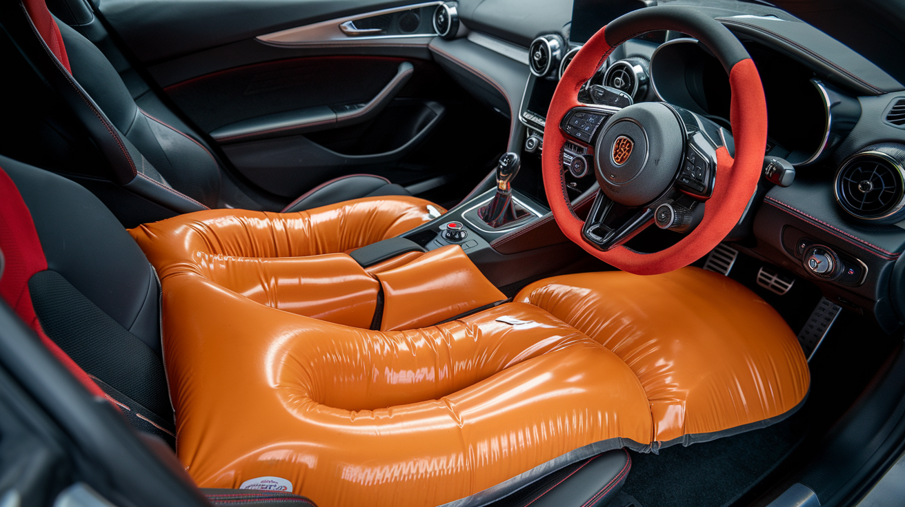 ZF apresenta nova tecnologia automotiva! Empresa desenvolve airbag para os pés, projetado para reduzir lesões em acidentes e elevar o nível de segurança dos veículos.