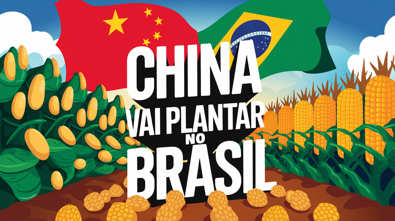 China firma acordo com o Brasil para iniciar cultivo de soja e milho, fortalecendo laços agrícolas e tecnológicos entre os países.