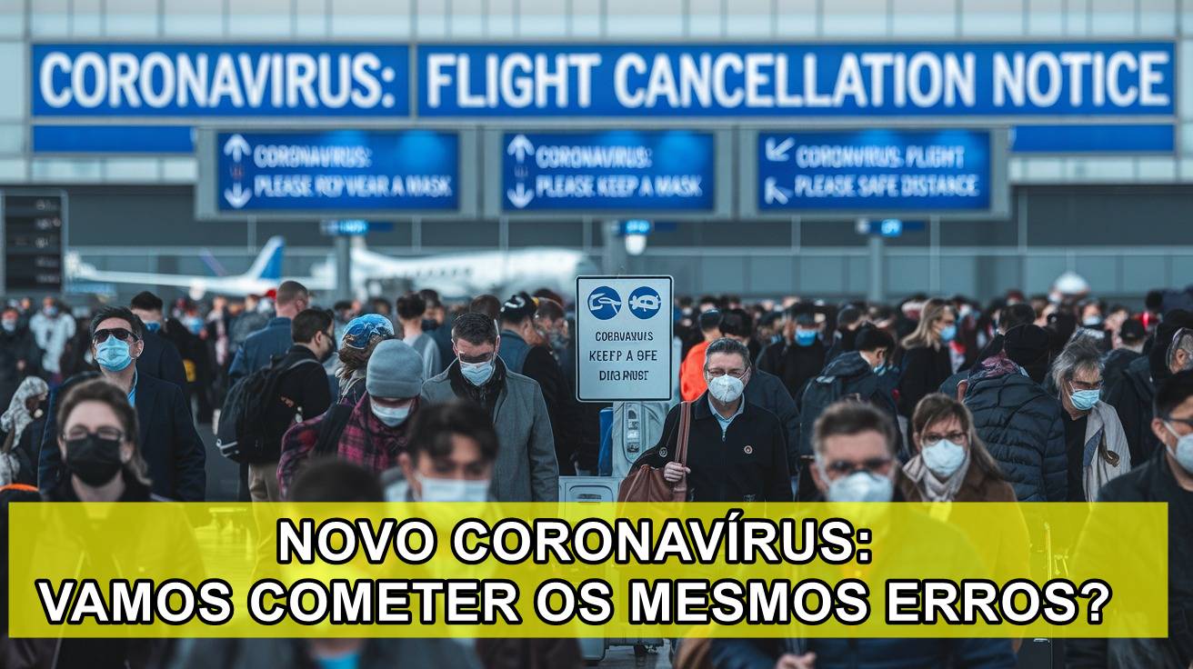 interrupção de voos e transporte marítimo da China NOVO coronavirus