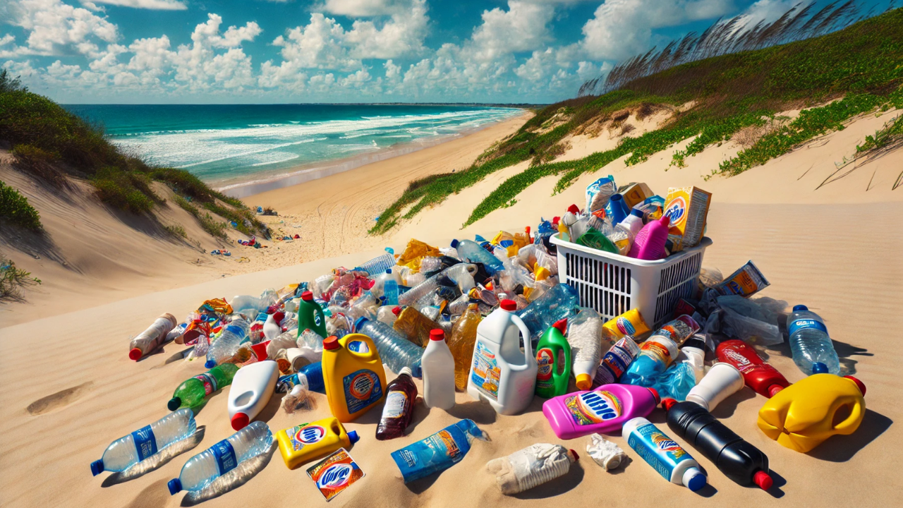 Descubra como a Praia do Segredo em Natal, Rio Grande do Norte (RN), está sendo afetada pela crescente poluição de lixo asiático.
