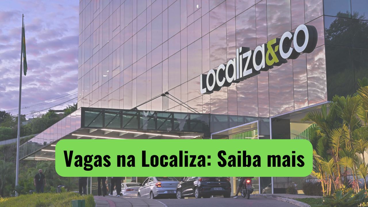 Nova vaga de emprego na Localiza em Itajaí, Santa Catarina! A oportunidade é para atuar como assistente administrativo