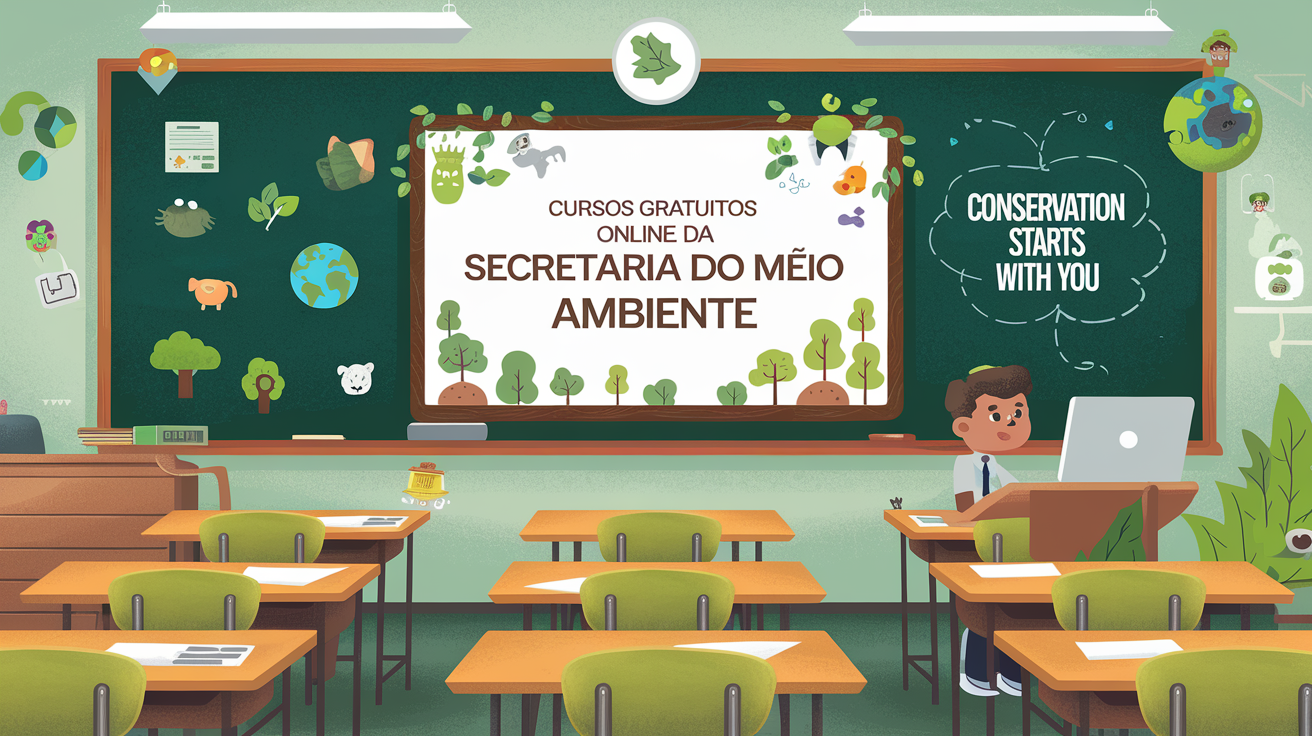 Estude de casa sem gastar 1 real! Secretaria do Meio Ambiente abre inscrições para mais de 2 mil vagas em cursos gratuitos EaD
