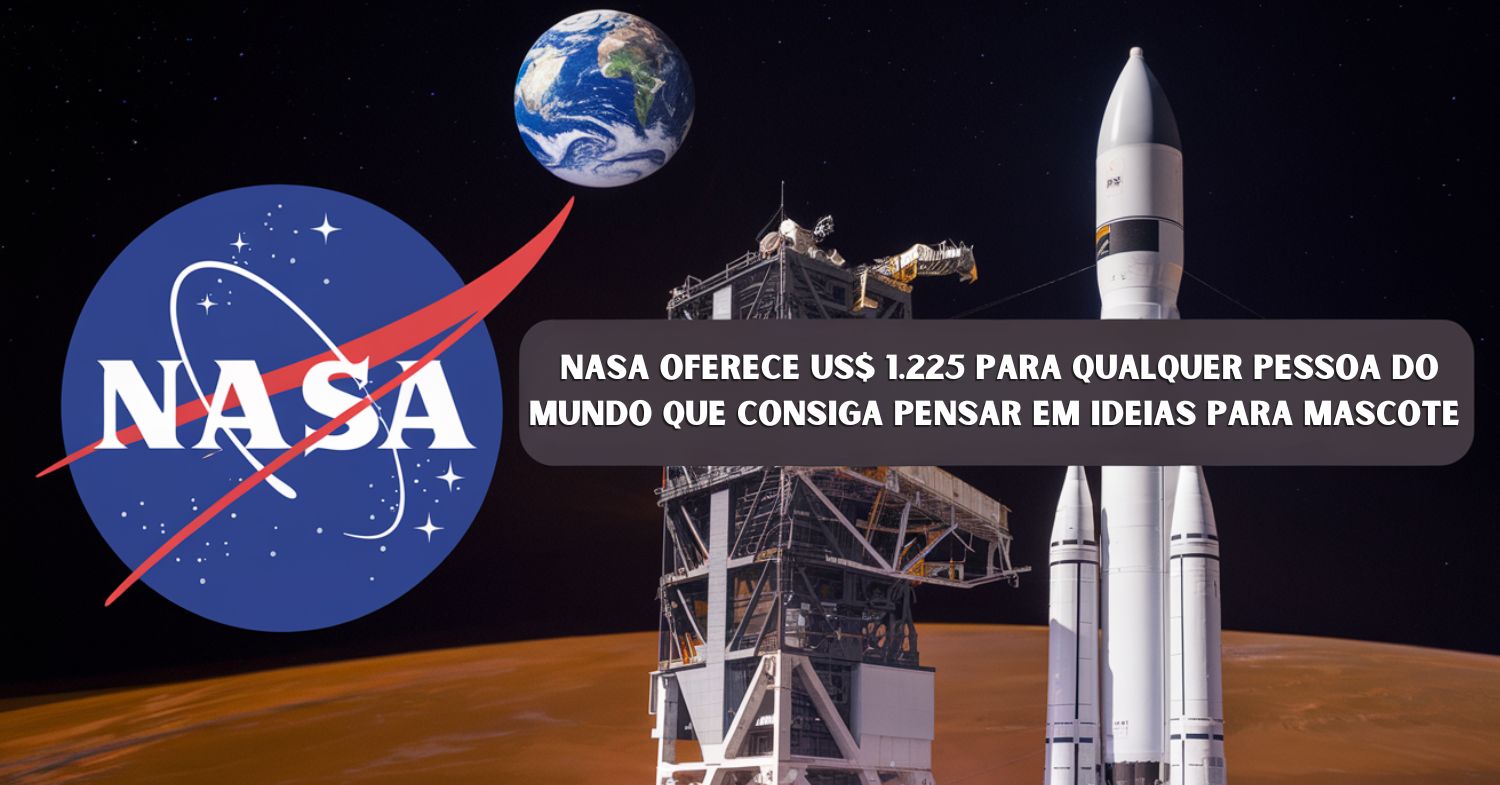 NASA oferece US$ 1.225 para qualquer pessoa do mundo que consiga pensar em ideias para mascote que vai acompanhar astronautas à Lua