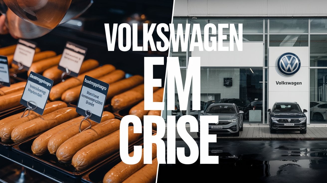 Volkswagen em crise? A montadora alemã vendeu mais salsichas do que carros em 2024! O que isso revela sobre a economia?