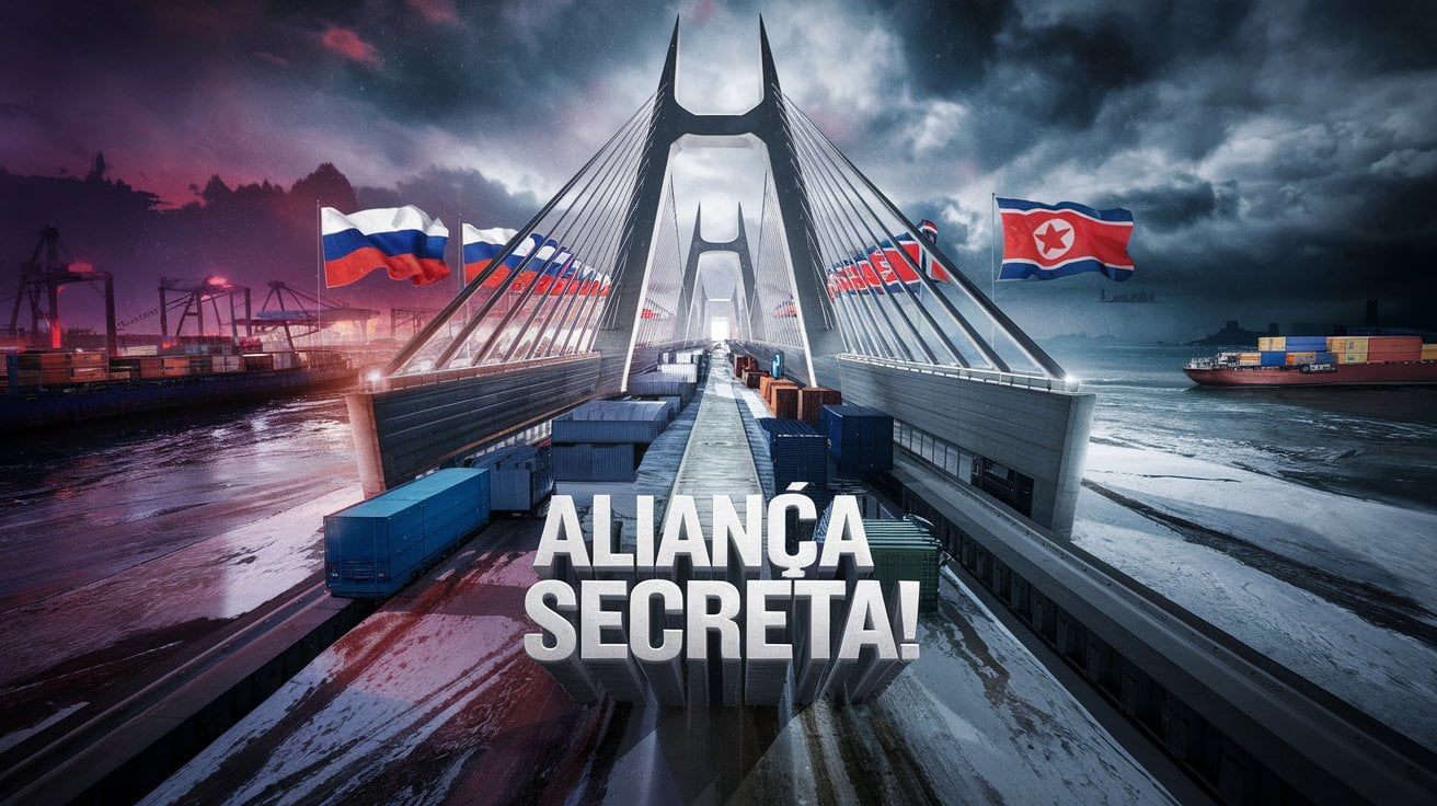 Rússia e Coreia do Norte constroem nova ponte! Comércio e alianças estratégicas se intensificam. O que isso significa para o mundo?