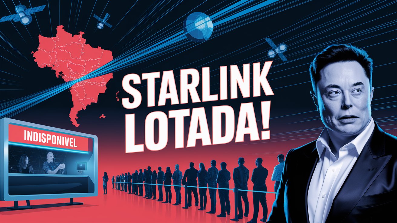Starlink esgota capacidade na Região Metropolitana do Rio! Novos clientes entram em fila de espera e expansão depende da Anatel.