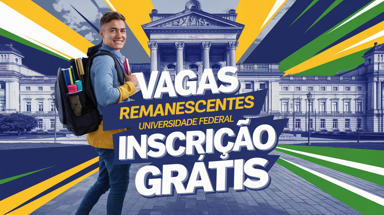 Universidade Federal oferece 357 vagas em cursos gratuitos para quem fez ENEM. Inscrições abertas de 8 a 13 de março. Não perca essa chance!