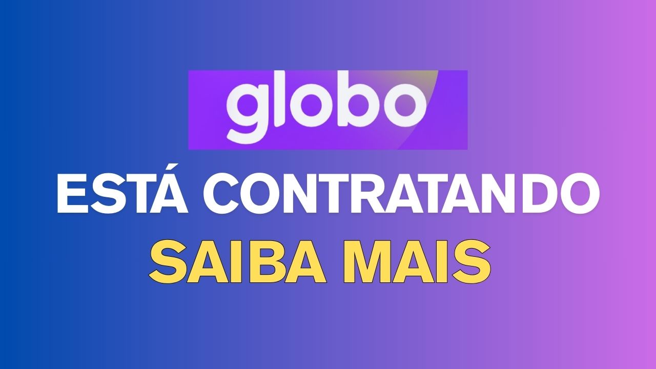 Globo abre vaga de emprego exclusiva para pessoas negras com salário atrativo e trabalho híbrido no Rio de Janeiro