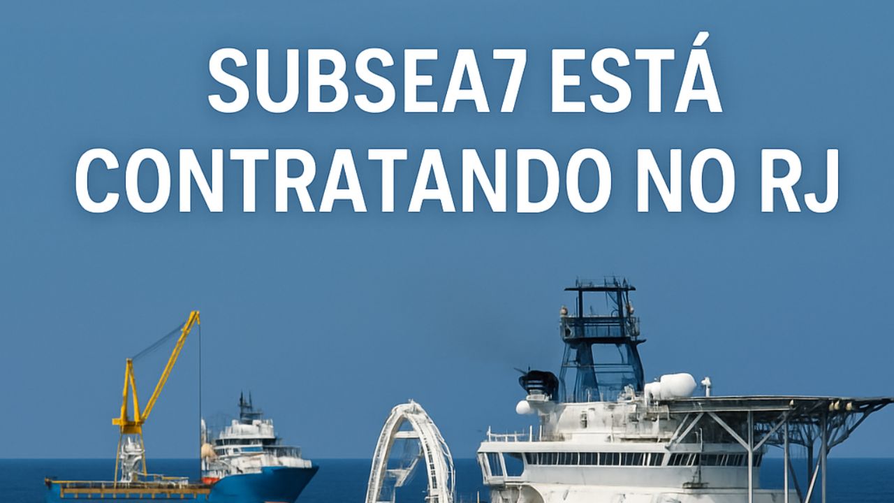Subsea7 está com vaga offshore aberta para Coordenação de Operações no RJ com salário competitivo, benefícios completos e inclusão para PcD