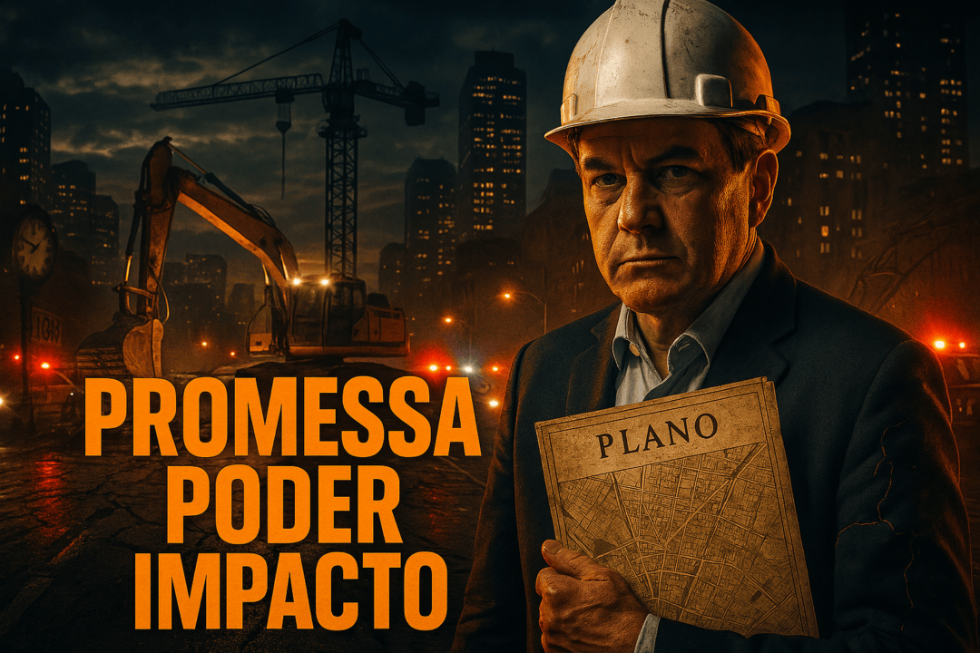 Nunes reapresenta obras antigas em megapacote de R$ 19 bi, acelera entregas e movimenta cenário político rumo às eleições de 2026 em SP. (Imagem: Reprodução/Canva)