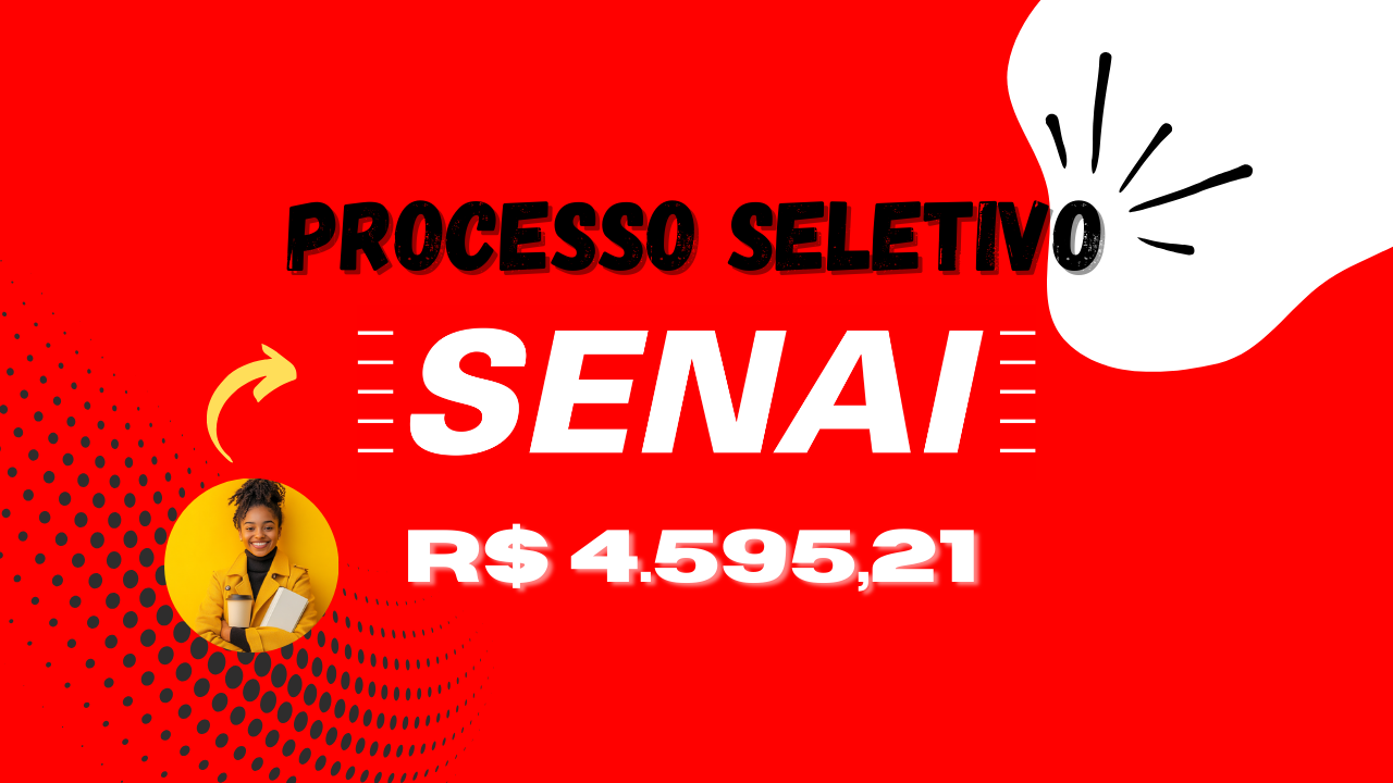 senai - vaga - emprego - processo seletivo