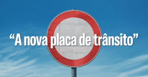 A nova placa de trânsito com círculo vermelho e centro branco está confundindo motoristas — saiba o que ela realmente significa